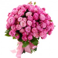 Букет из 25 спрей-роз Бомбастик - заказать доставку цветов онлайн
