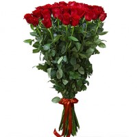 25 роз  высотой 1 метр - заказать доставку цветов онлайн