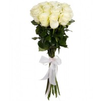 Букет из 11 белых роз - заказать доставку цветов онлайн