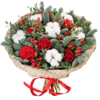 С наилучшими пожеланиями в Новом году! - заказать доставку цветов онлайн