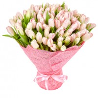 Амур из 55 тюльпанов - заказать доставку цветов онлайн